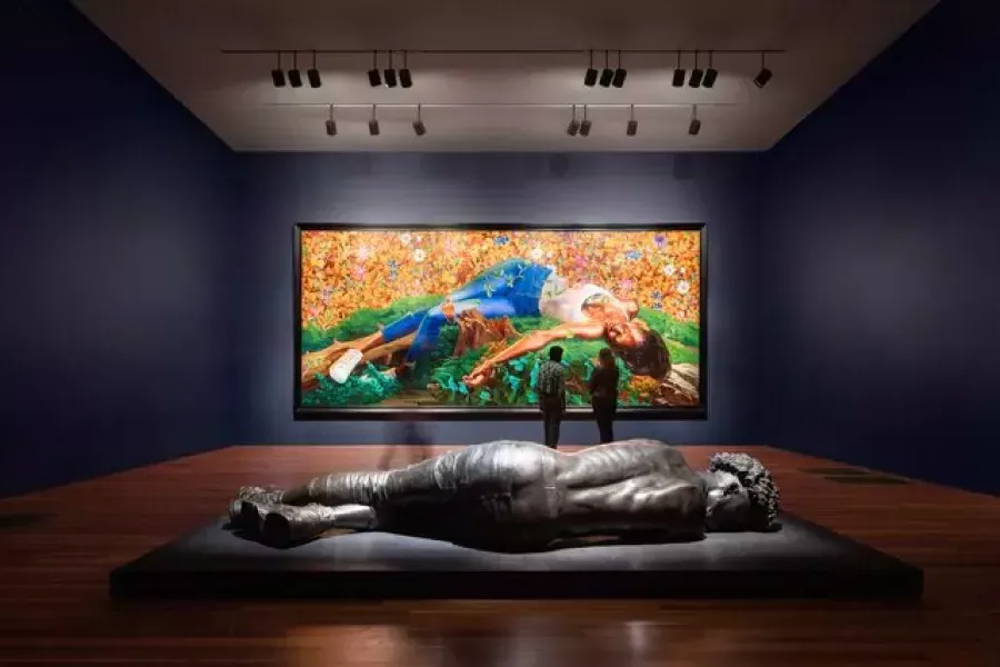 Une partie de l'exposition Kehinde Wiley de Young.